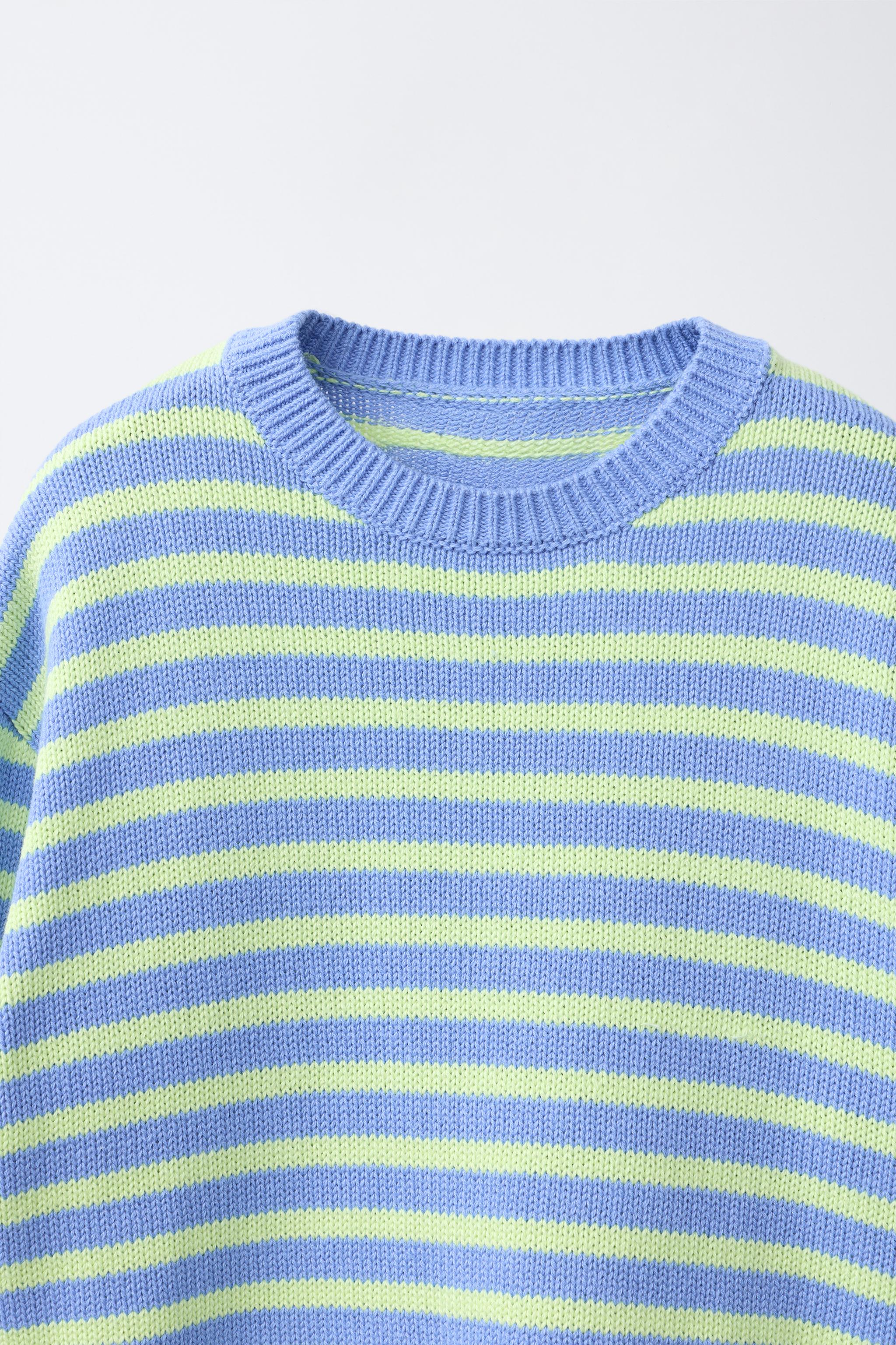 STRIPED KNIT JUMPER